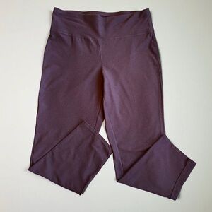 Eileen Fisher Women's Burgundy Brown Leggings Medium